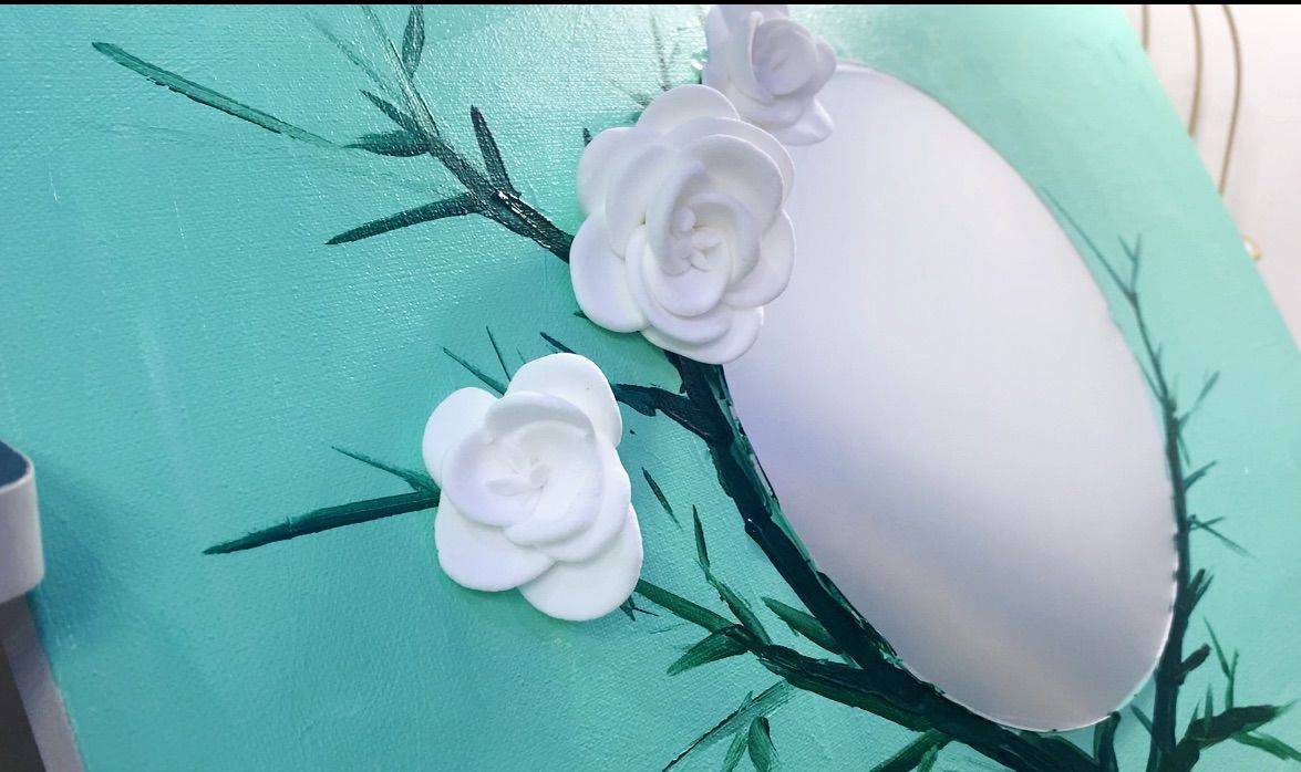 栀子花肌理画_2