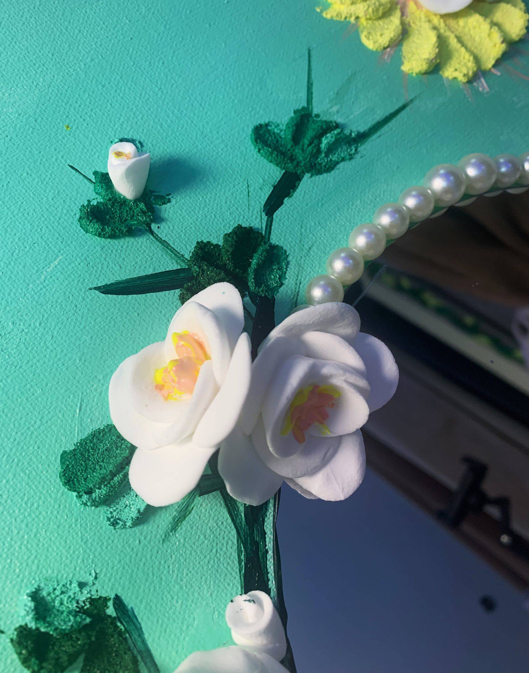 栀子花肌理画_3
