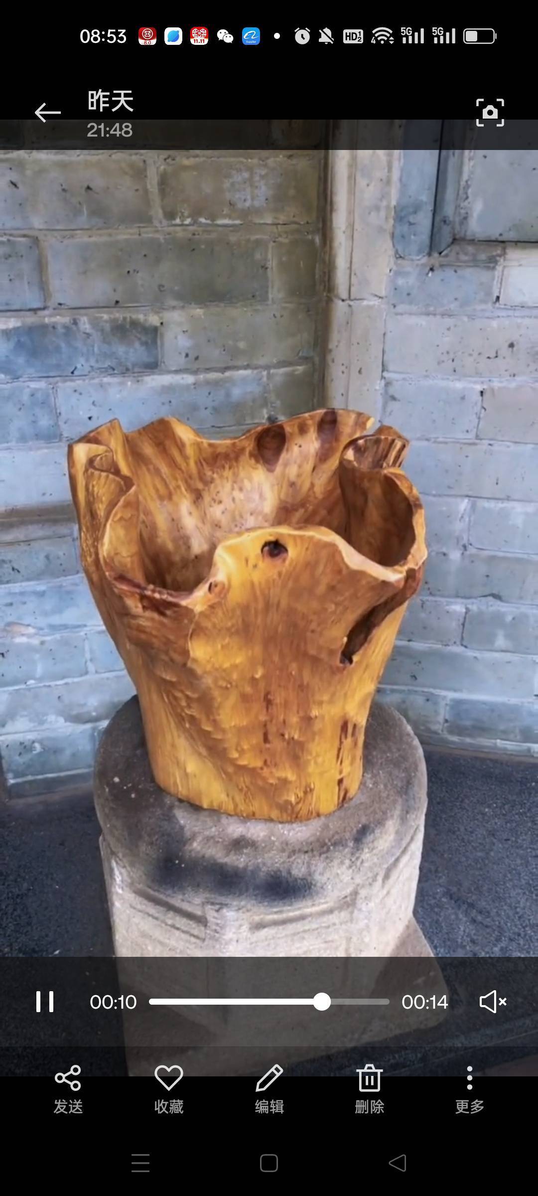 出口美国木桶手工打造_4