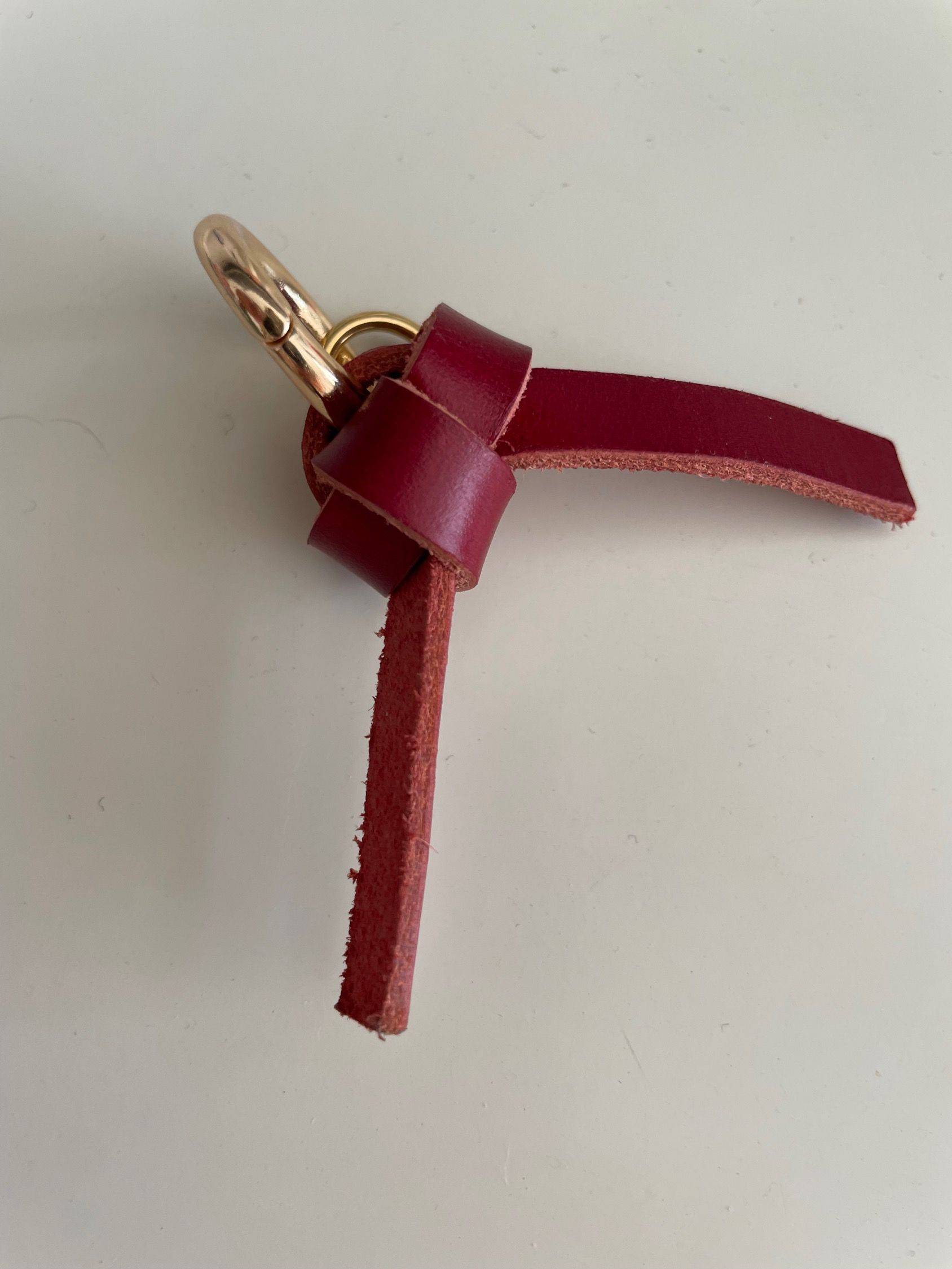 回收皮料制作的耳环配饰_4