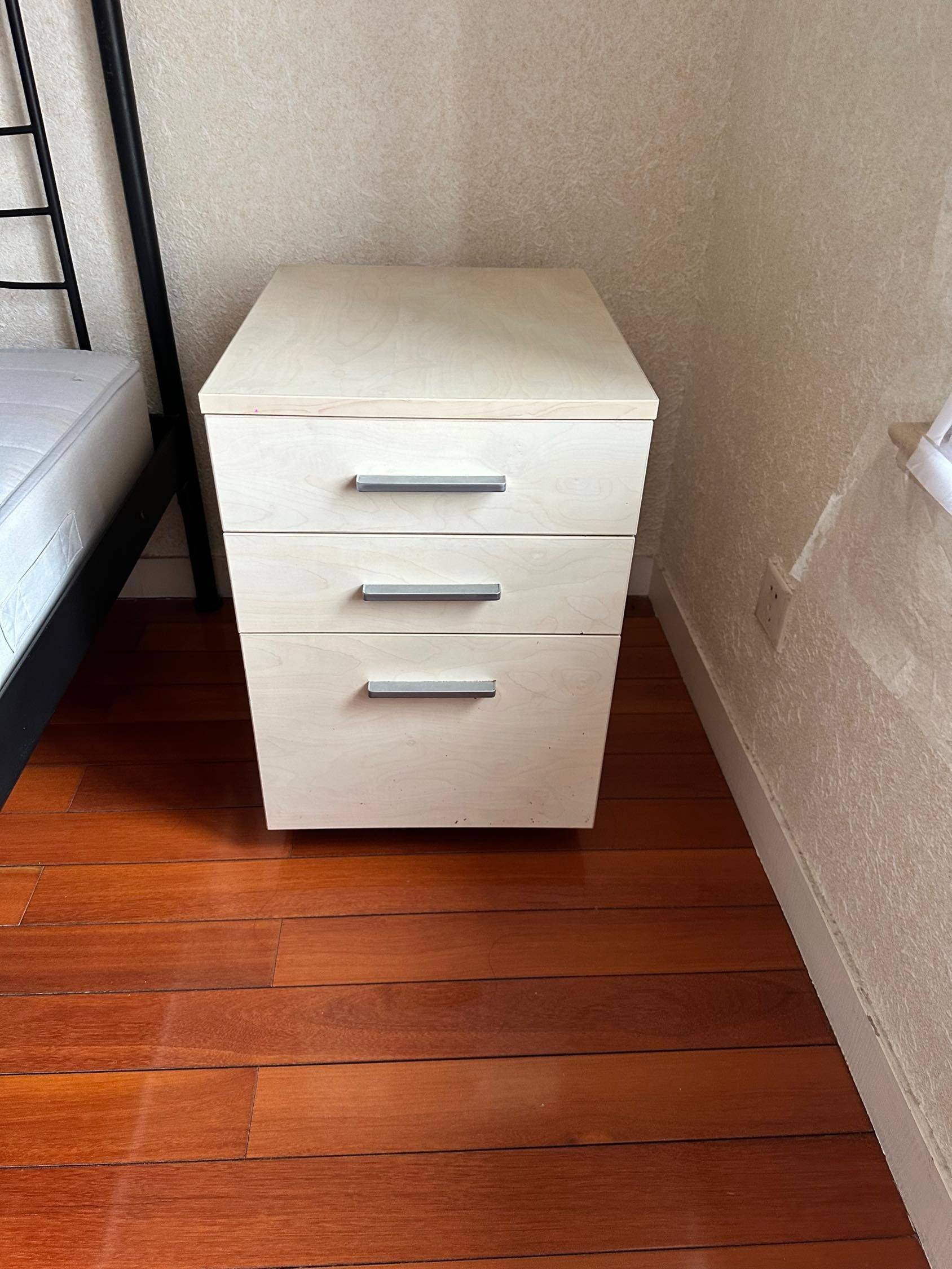 Wooden Bedside Table 