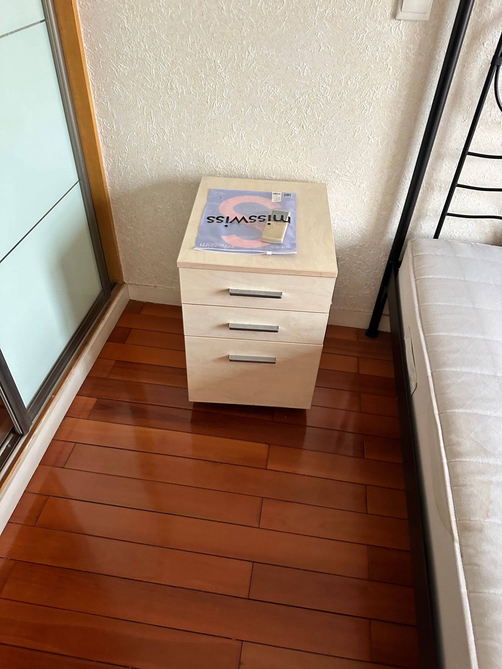 Wooden Bedside Table _1