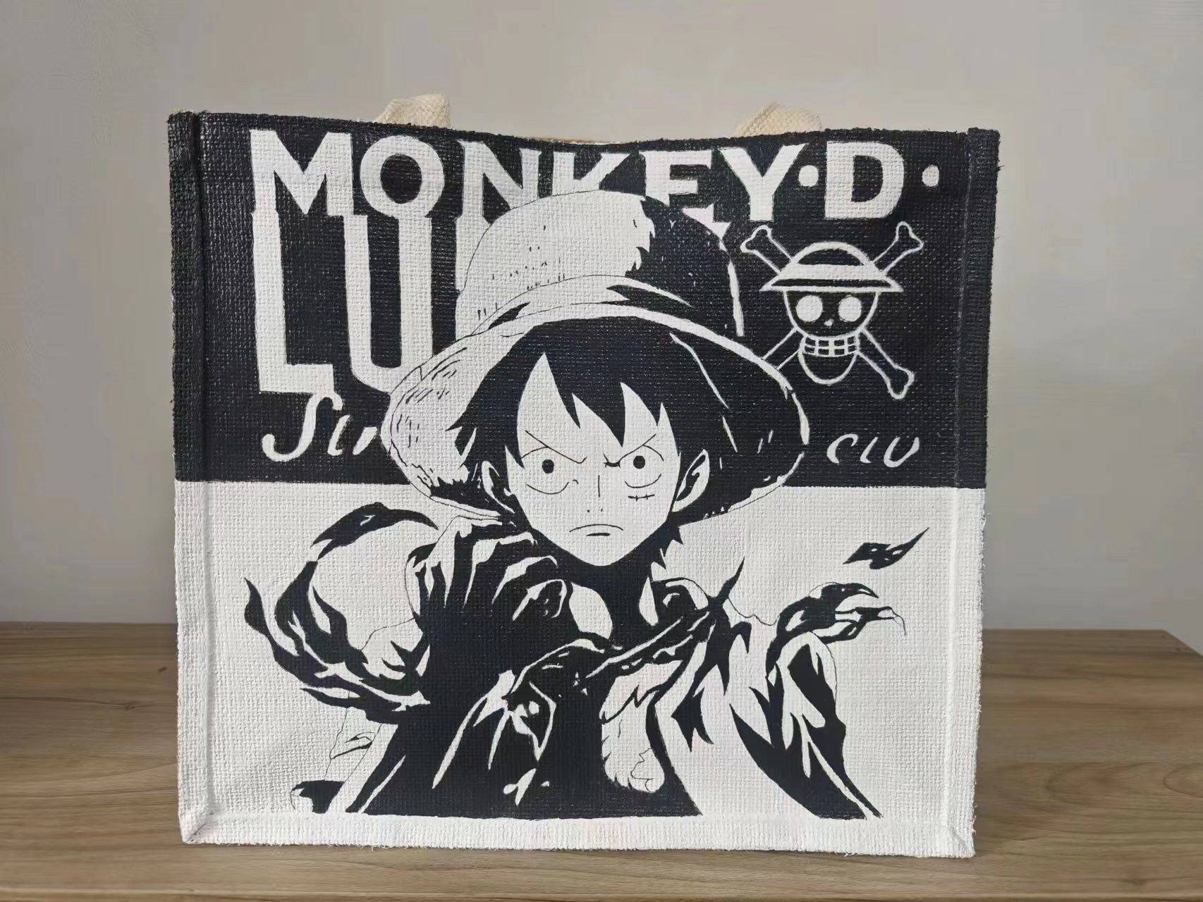 MUJI麻布袋包包DIY
