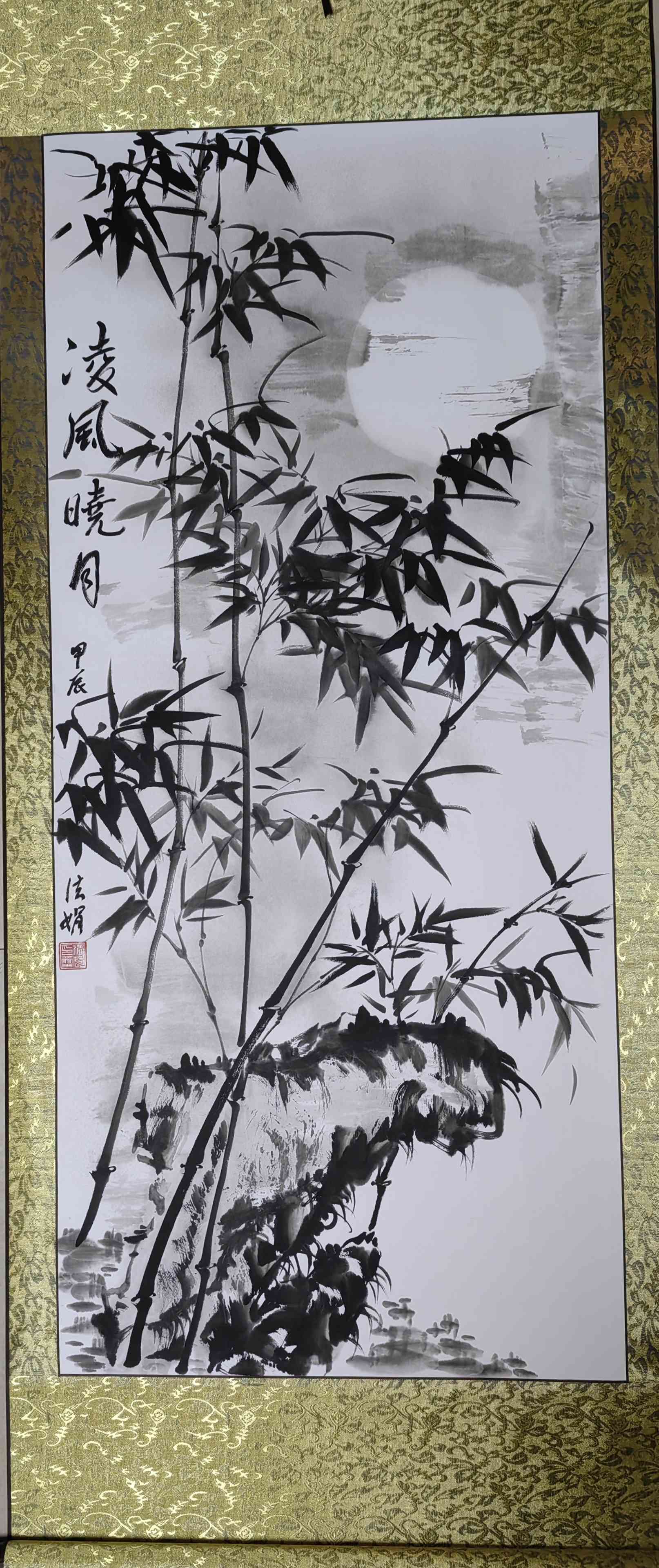 花鸟画，擅长梅兰竹菊荷花牡丹_0