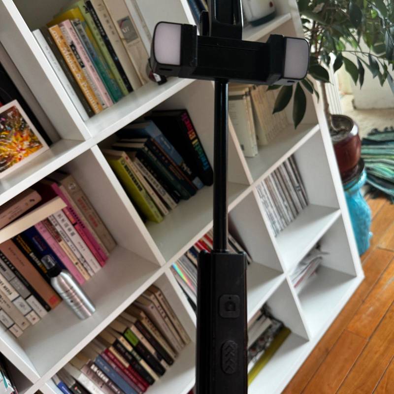 超便携户外带支架+手持自拍杆