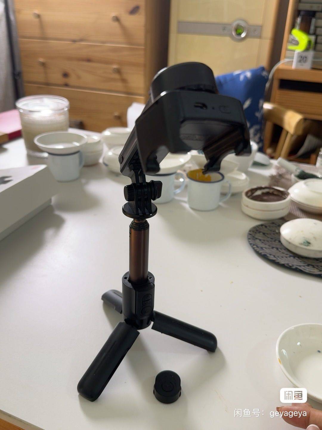 超轻超轻超轻全新酷征专业防抖超轻自拍杆 _3