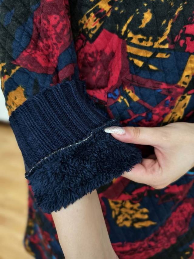Warm dress . Comfort