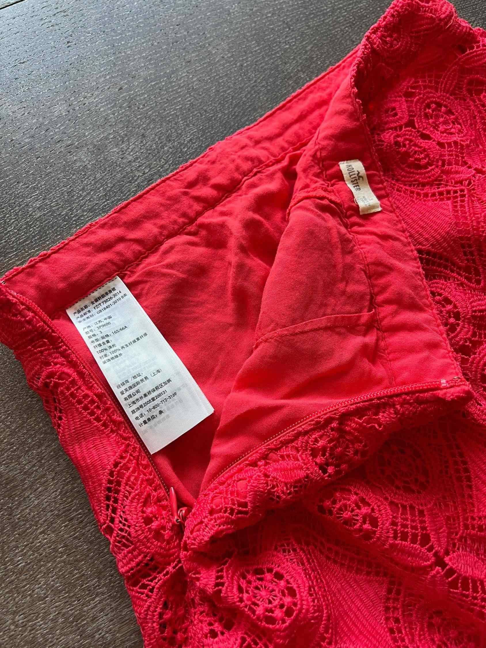 Hollister 夏日蕾丝裙 短裙 迷_2