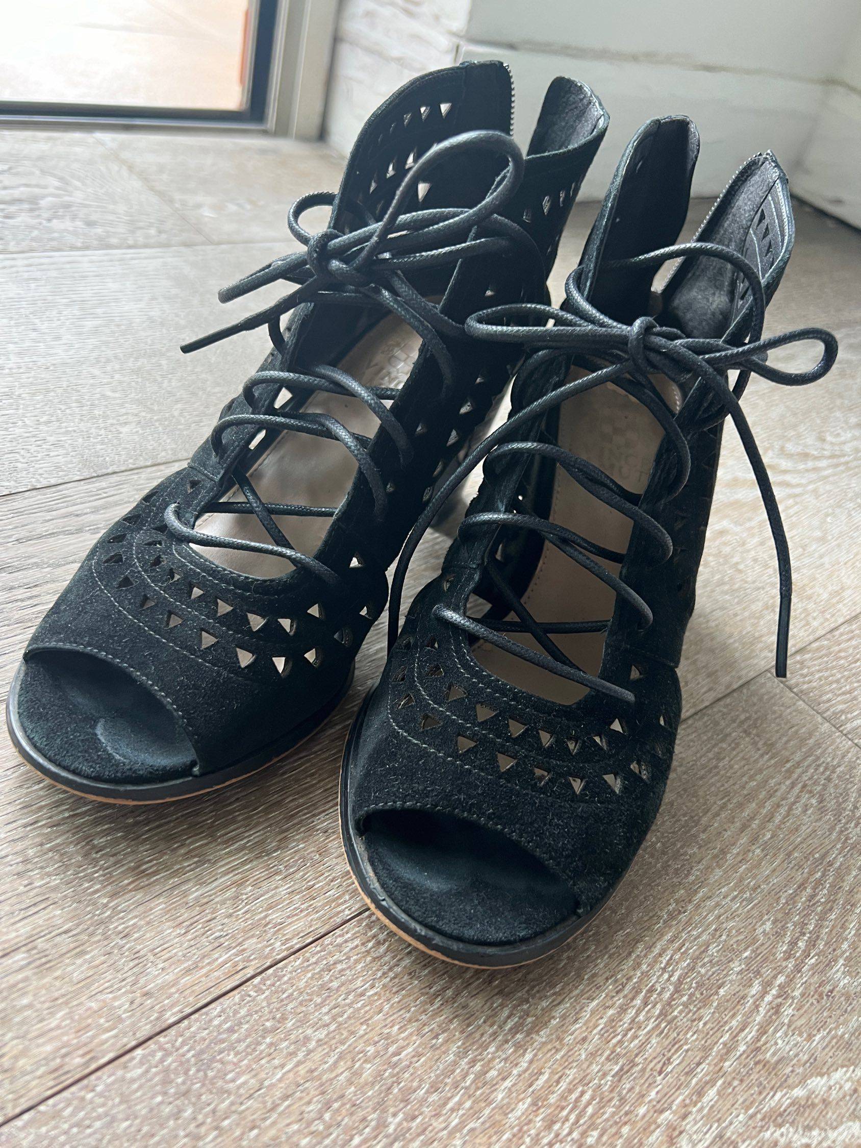 Leather high heels 3
