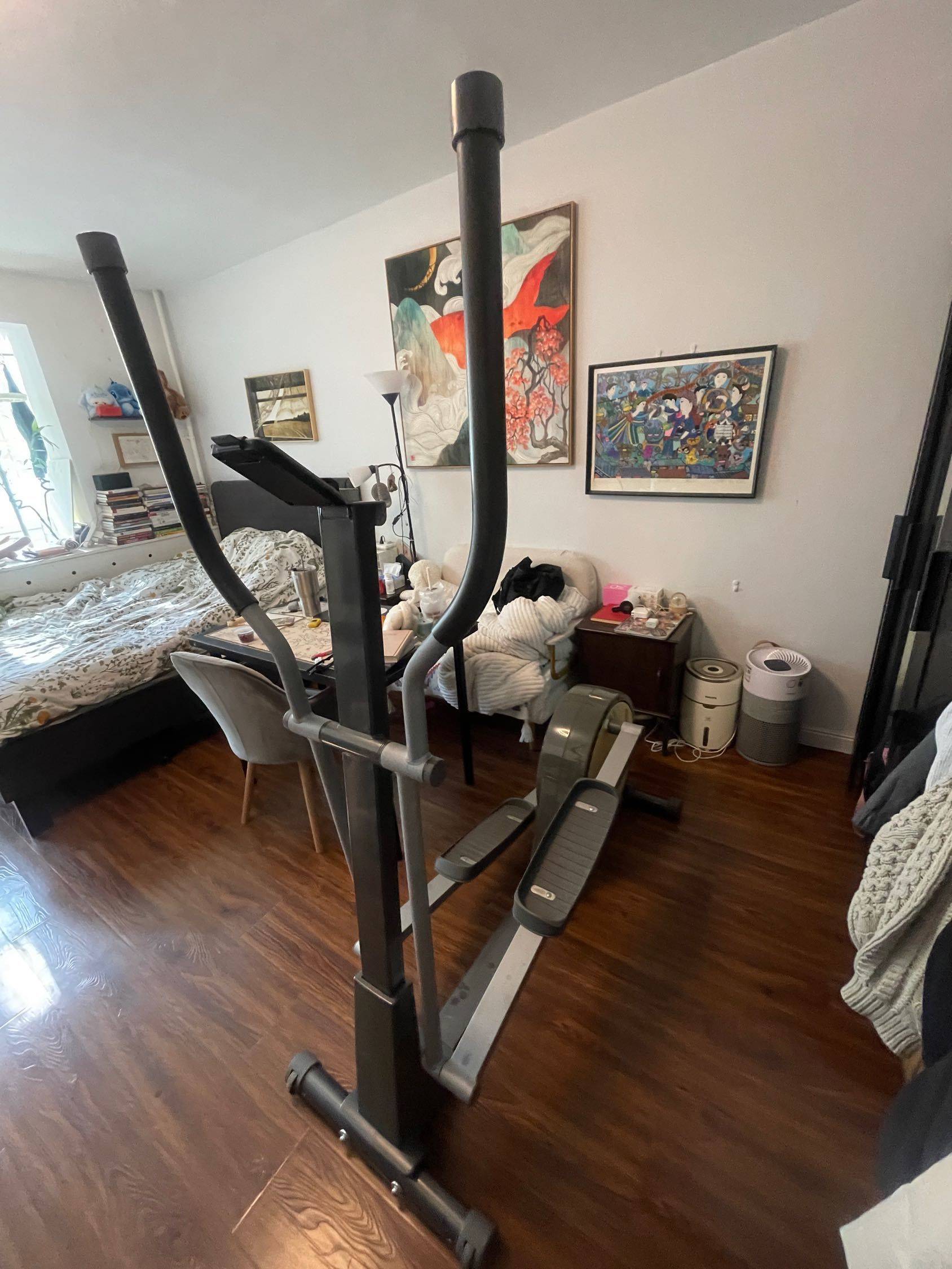 二手转卖，朋友送的椭圆仪，大概1.8m高_2