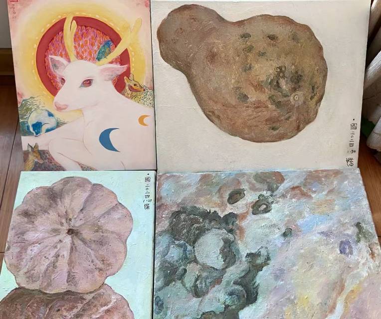 Original paintings. 