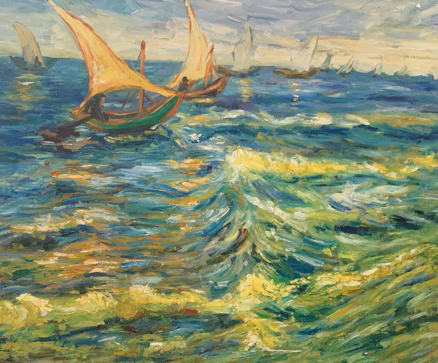 《大海》布面油画