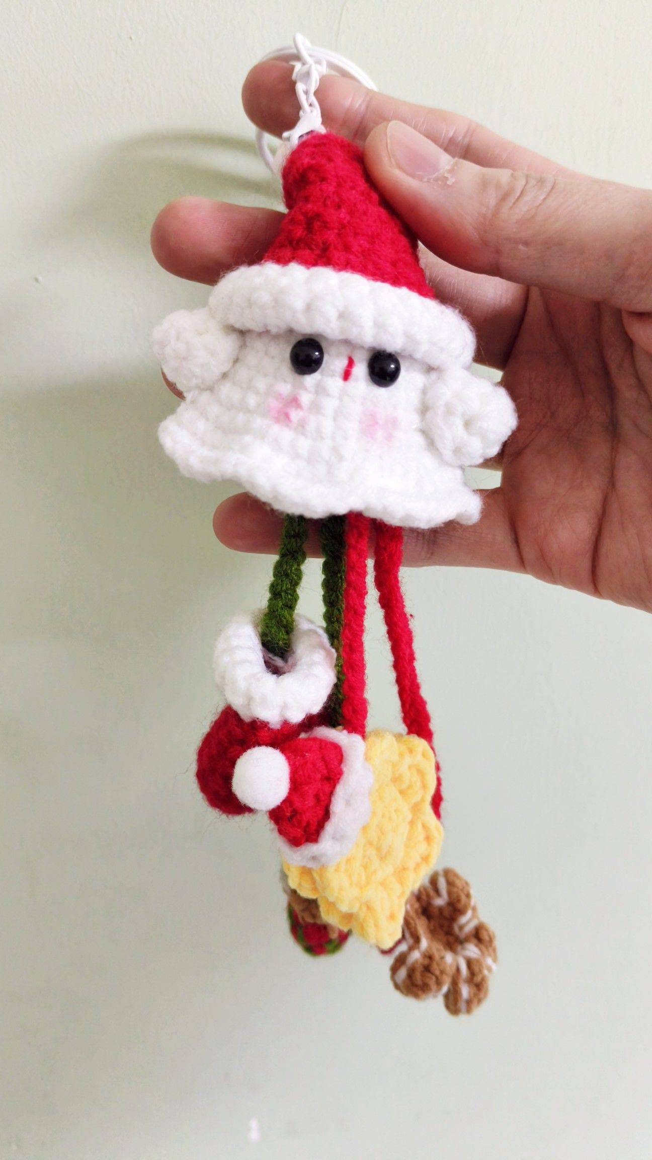 圣诞DIY手工编织挂件【成品】