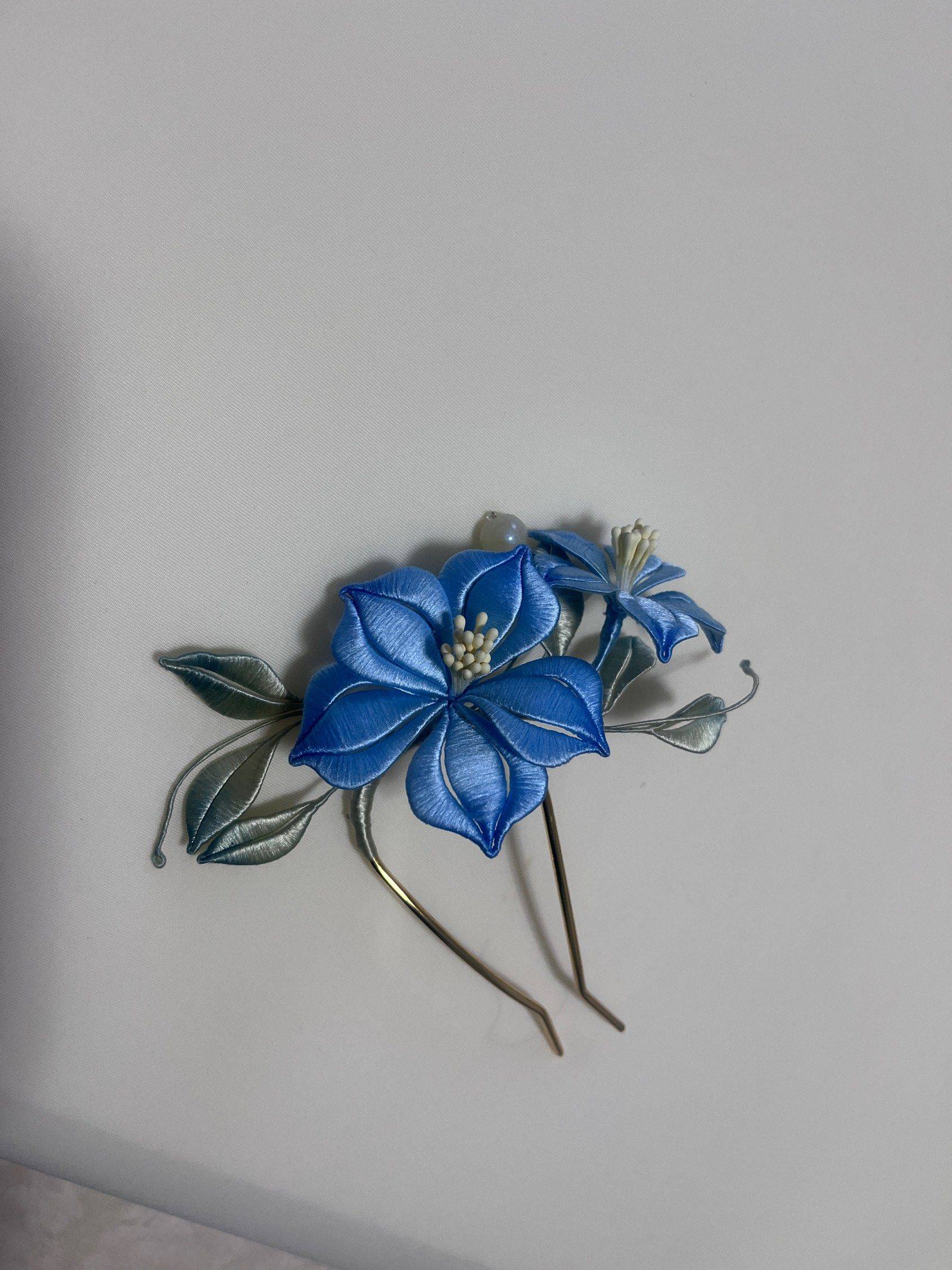 缠花u 钗