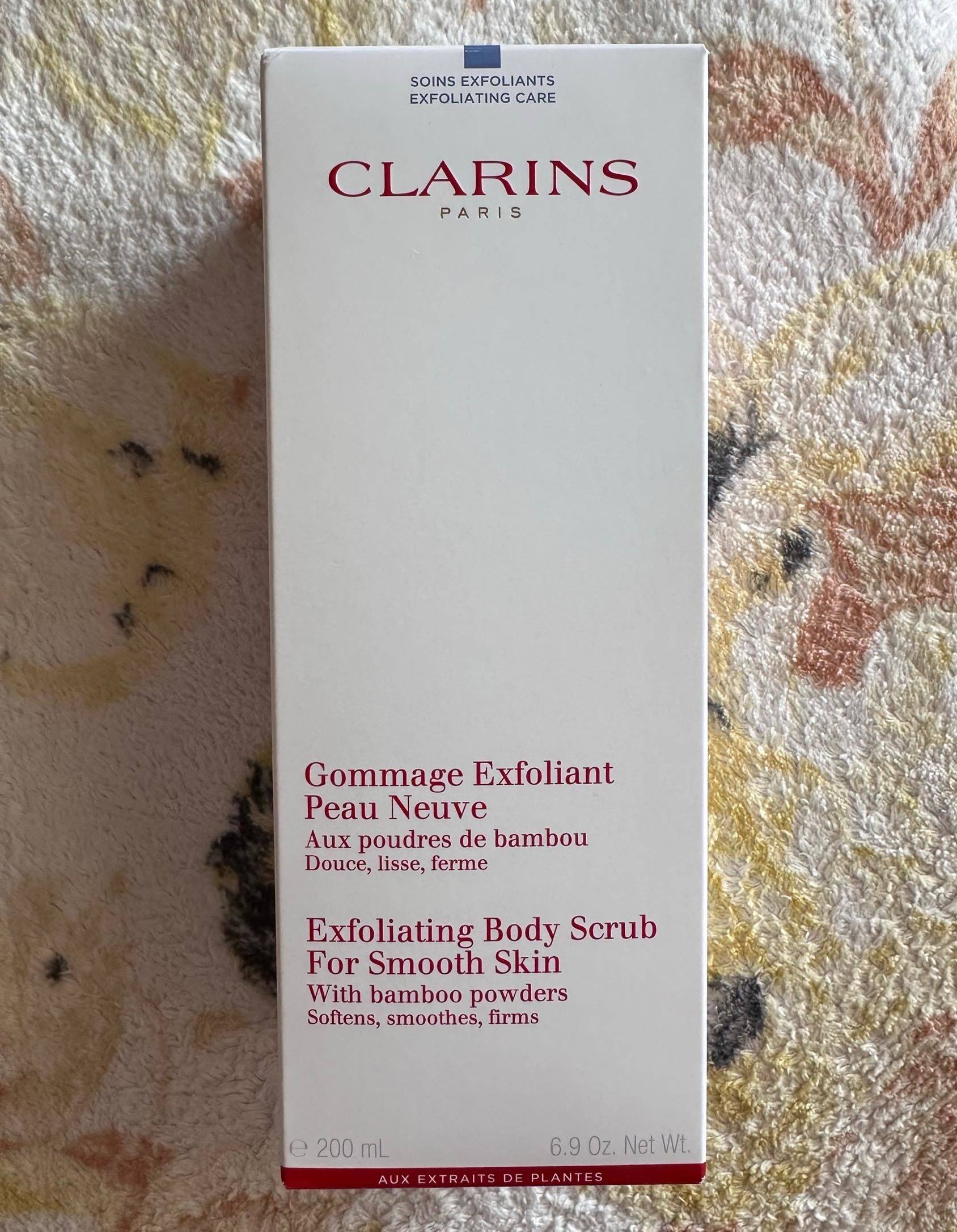 Clarins body scrub n