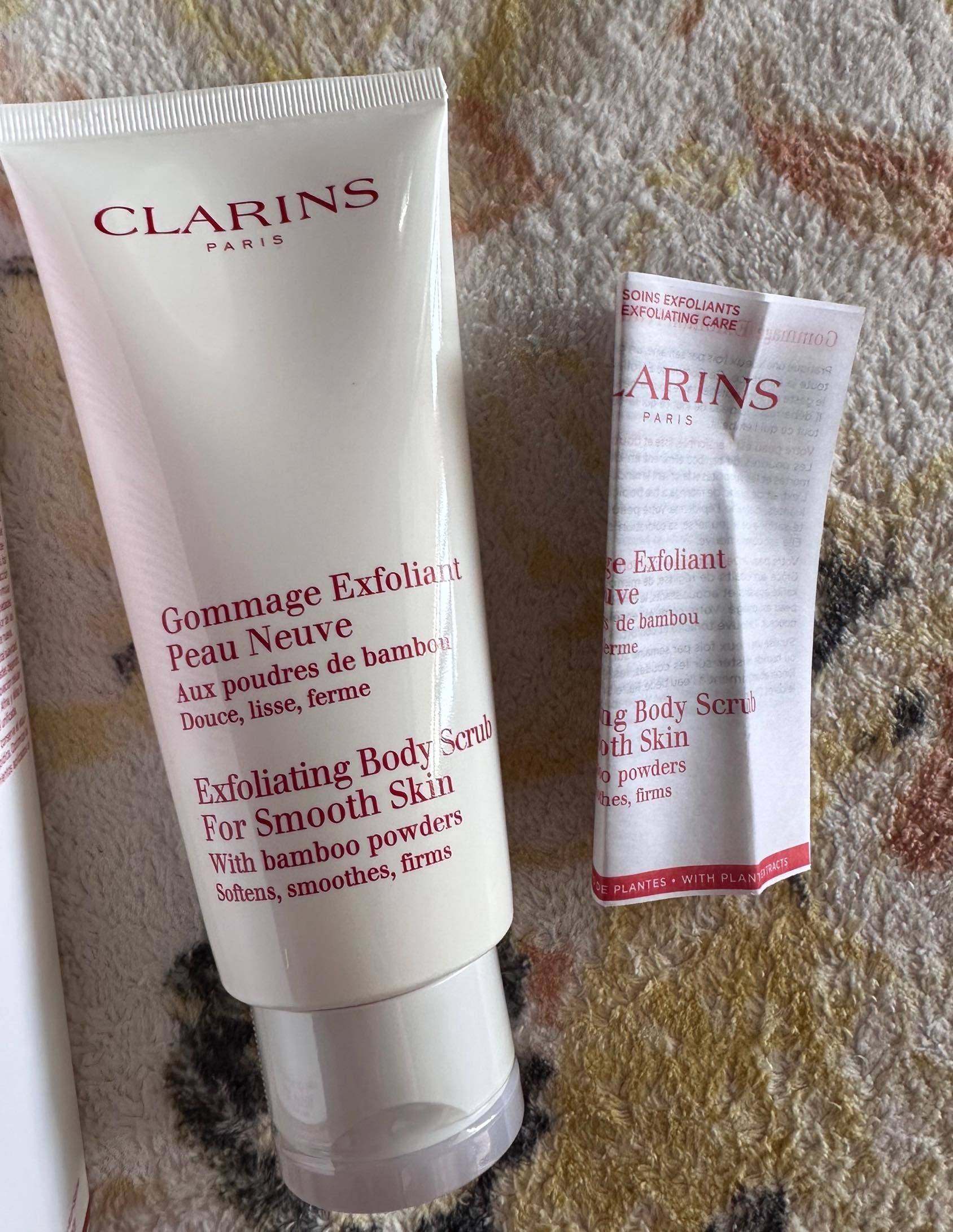 Clarins body scrub n