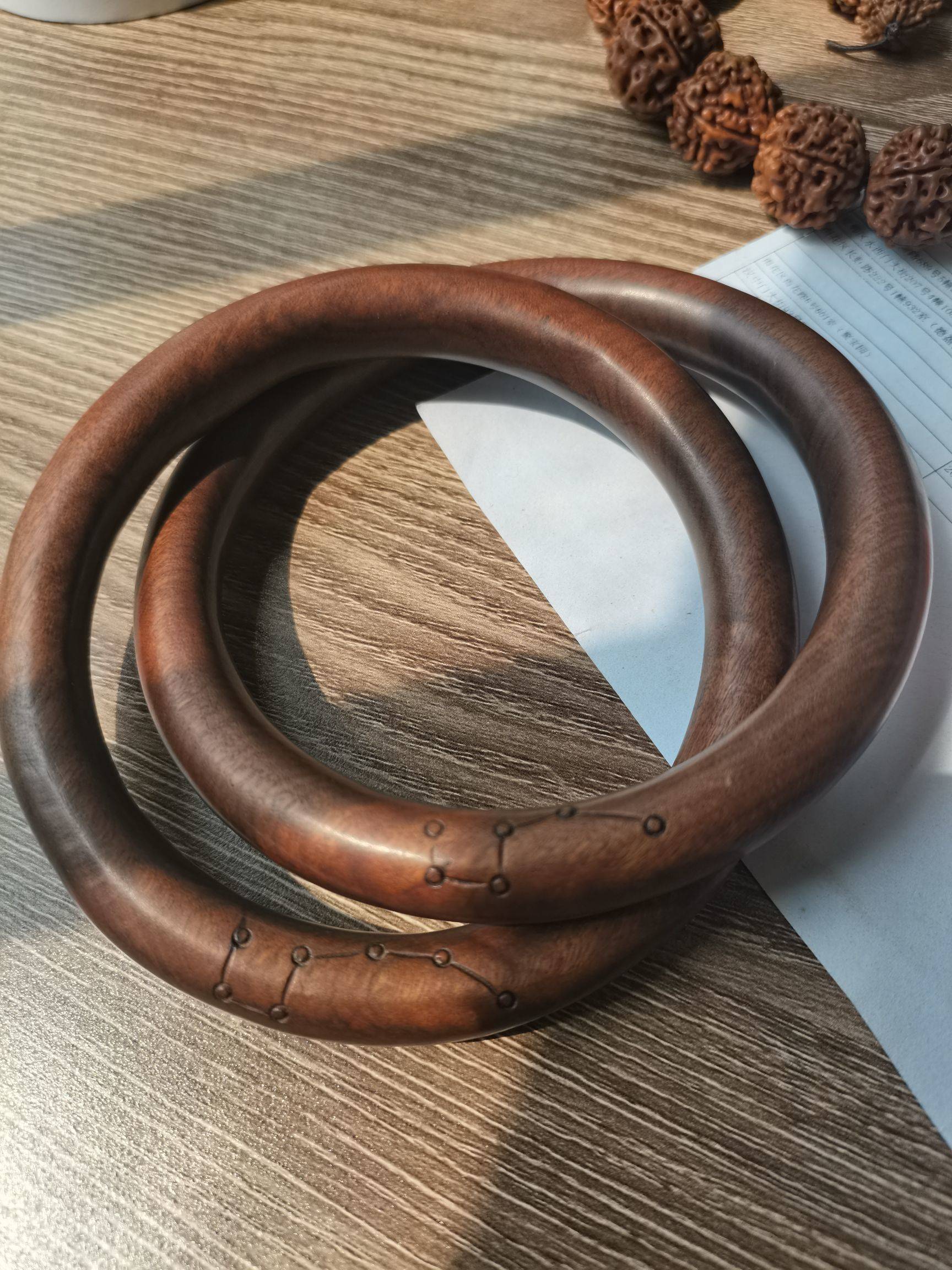 枣木乾坤圈，10年左右去武当山药王谷和王