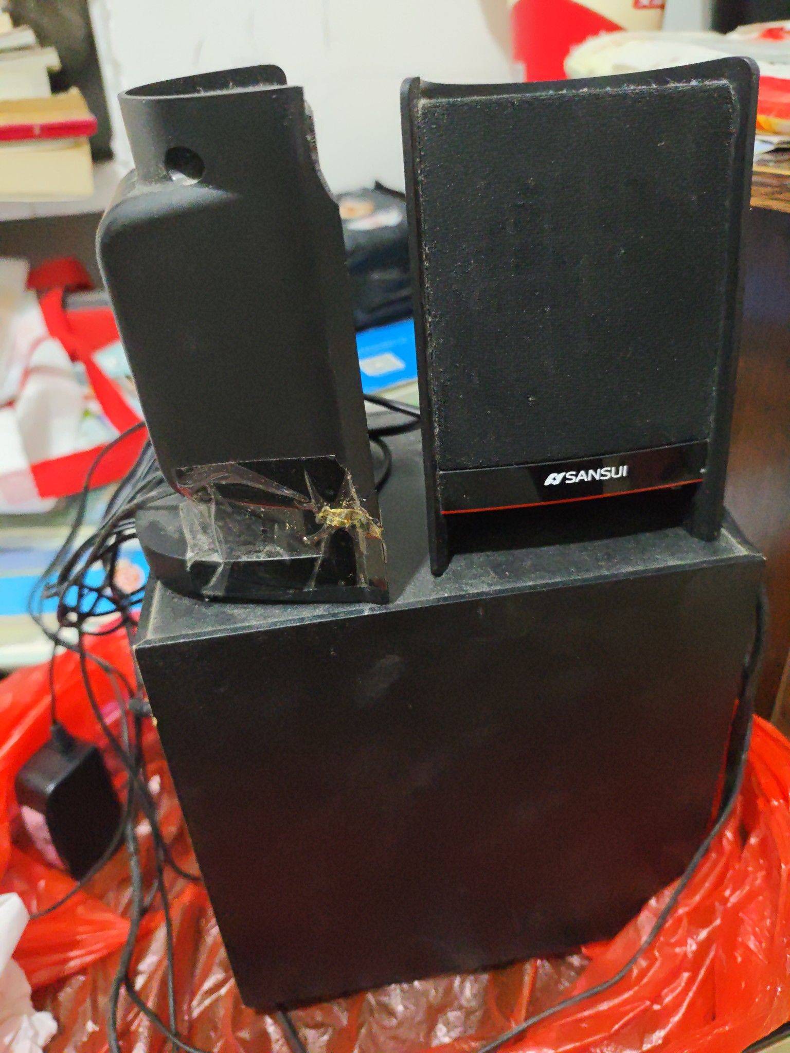 音响便宜处理，8成新，问题就是买来的时候_1