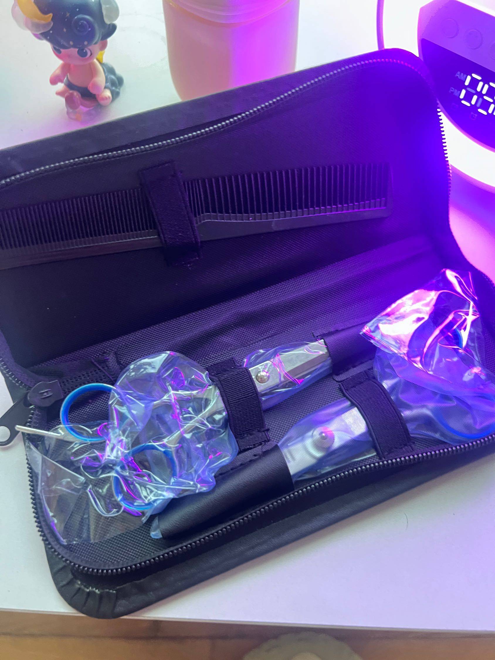 全新理发剪刀套装，带收纳包！_3